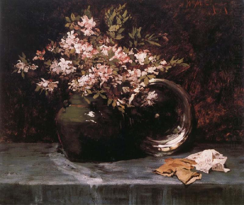 William Merritt Chase Rhododendron china oil painting image